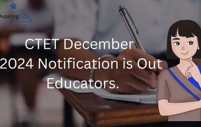 CTET December 2024 Notification is Out Educators.
